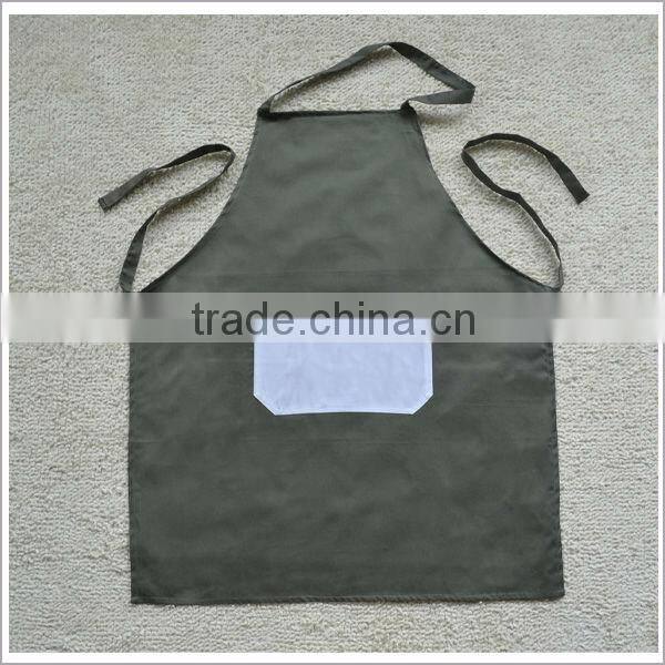 Cotton One Pocket Aprons of Kitchen for Men