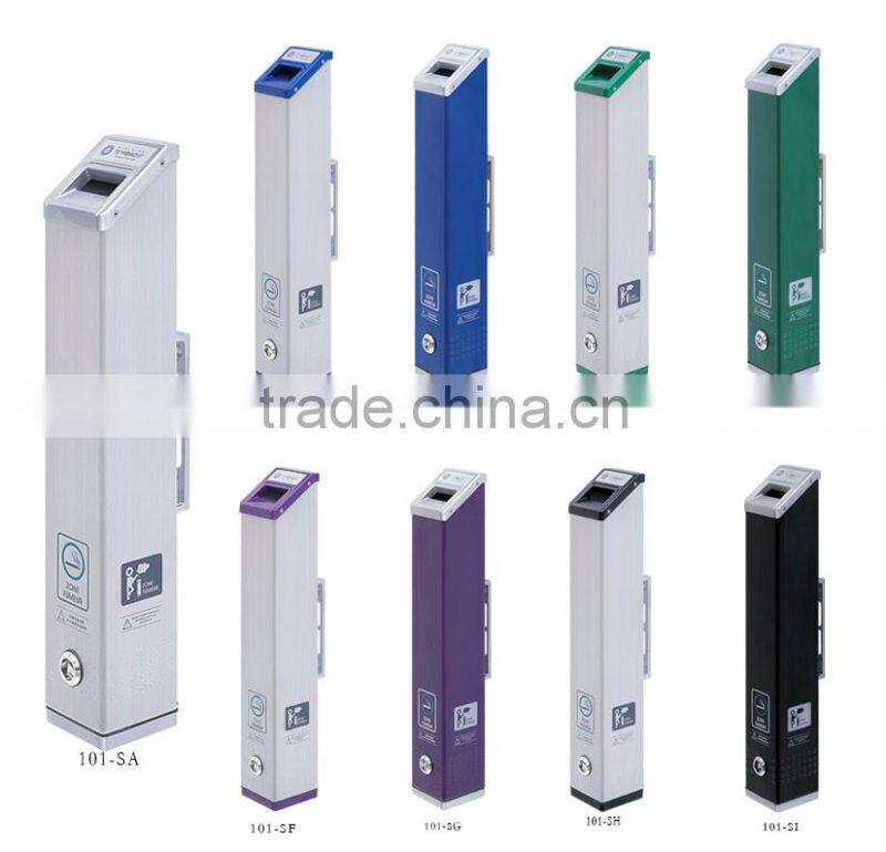 aluminium outdoor wall mounted ashtray custom design 101-SA