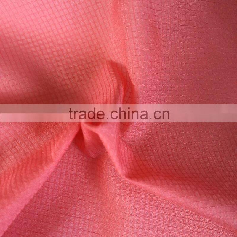 Wujiang manufacture supply 100% polyester 0.15 ripstop nylon fabric /70d nylon fabric for garment,sportswear,etc
