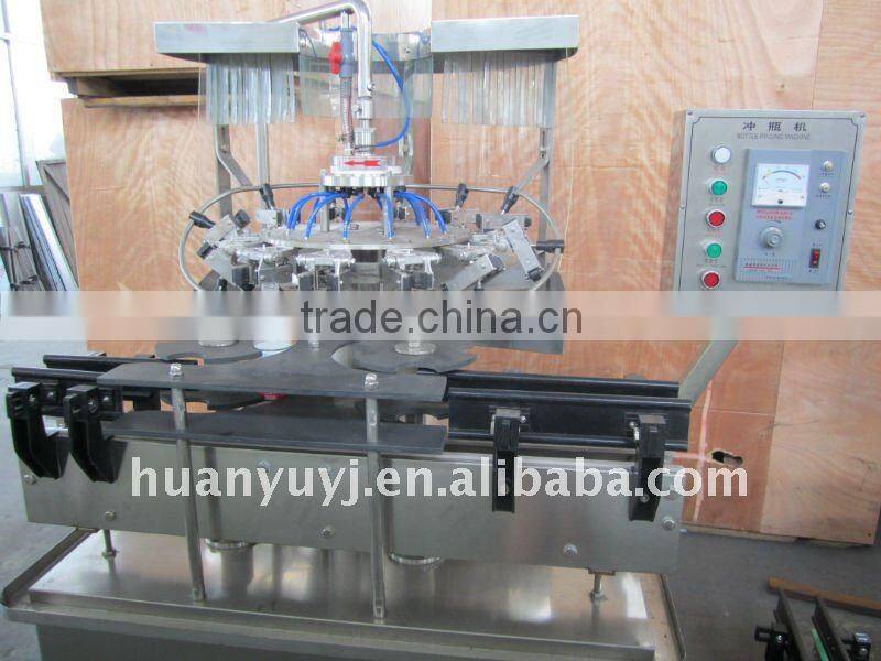 Linear juice washing/filling/capping machine