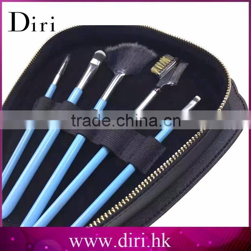 Alibaba Best private label Professional Synthetic Cosmetic Makeup Brush Set with Leather Traverl Bag Case