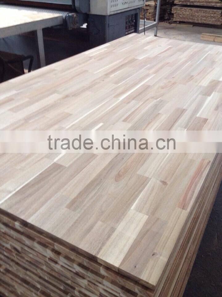 Acacia wood finger jointed boards for worktops/benchtop hardwax oiled