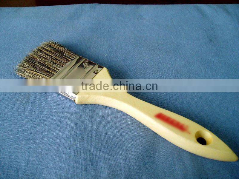 Bristle paint brush for painting the wall