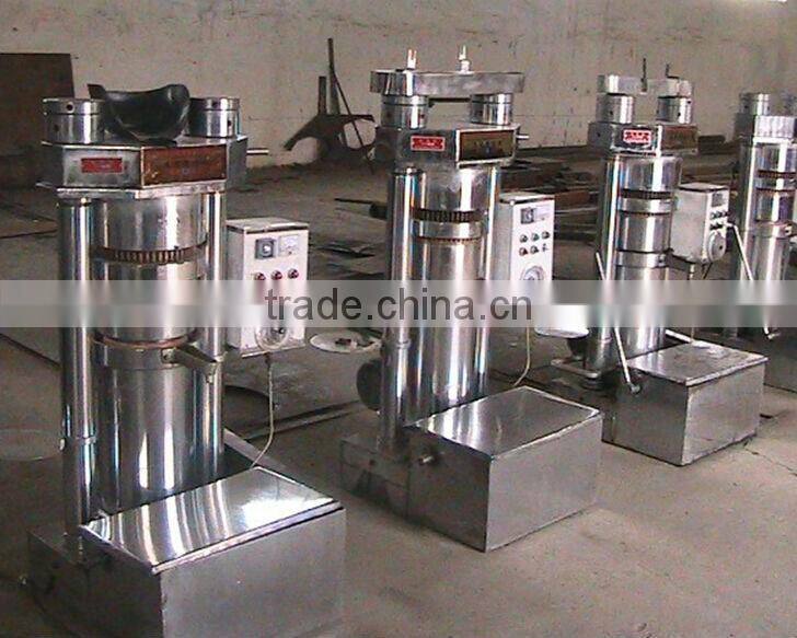Stainless Steel Tea Seed Oil Press Machine / Hydraulic Walnut Seed / Sesame Seed Oill Press Machine