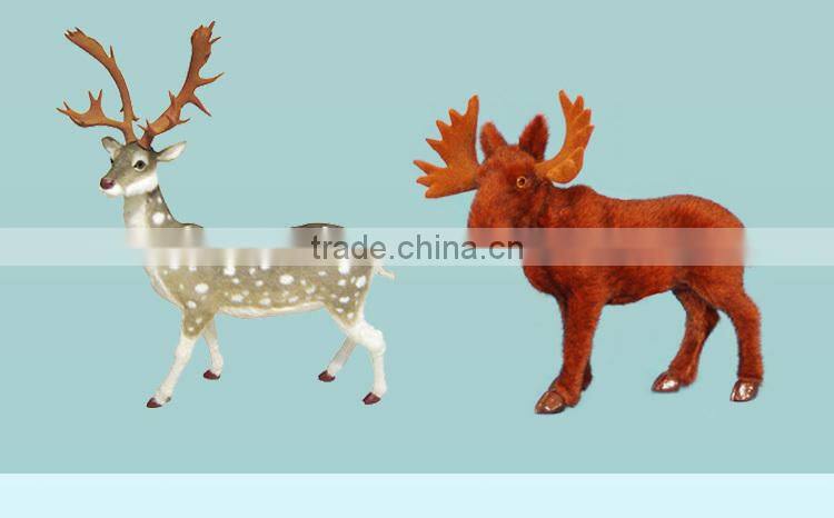 holiday real japanese decoration restaurant bulk plastic deer toy