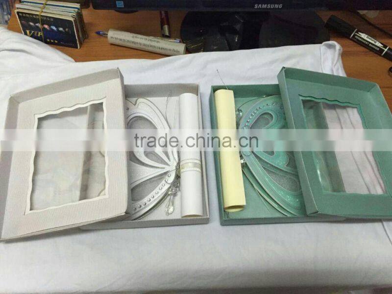 High quality butterfly wedding invitation card