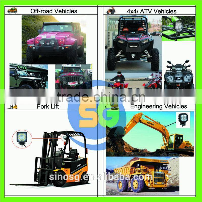 2015 hotsale 36w LED flood light bar 4D Lens led light bar for offroad