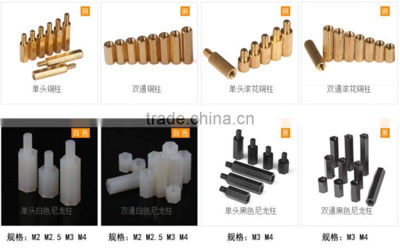 Brass Coupling Nut,M2 Brass Round Spacer Standoff