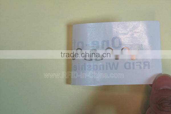 RFID Windshield Sticker RFID Vehicle Tag for Vehicle Tracking System