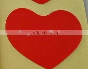 valentines heart shape sticker