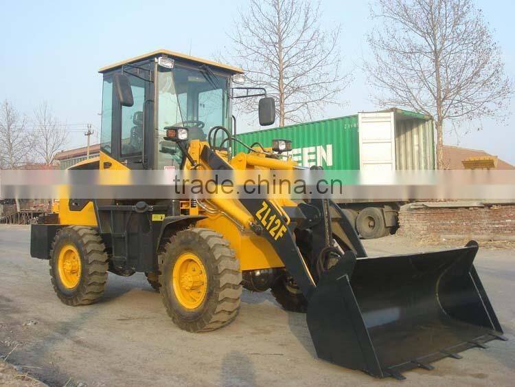 2015 High performance chinese 1.2 ton wheel loader, ZL12F, JT912