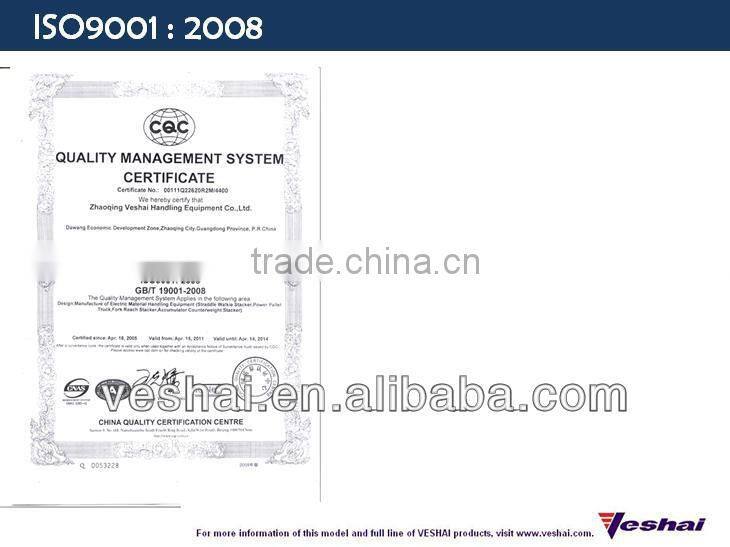 Veshai Semi electri pallet truck with CE for factory 1200kgs VH-WPH-120E