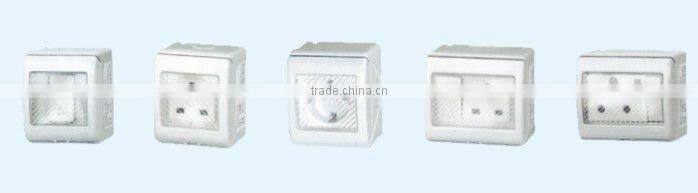 HEIGHT waterproof electrical push button switch/3 gang 1 way wall switch WITH HIGH QUALITY