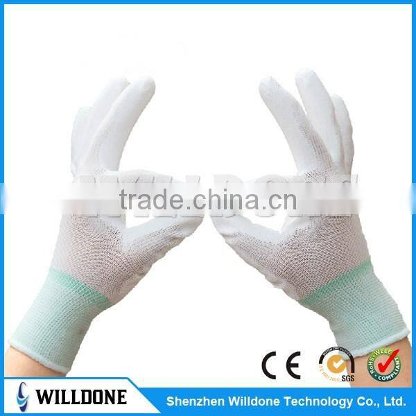 High Quality Palm PU Coated Nylon Gloves