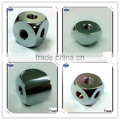 Advertising framework part csutom made from zinc alloy with chrome plating