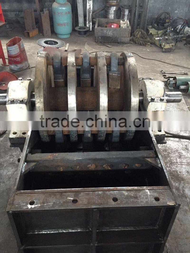 low price waste automotive fiter cartridge crushing machine for recycling steel and engine oil