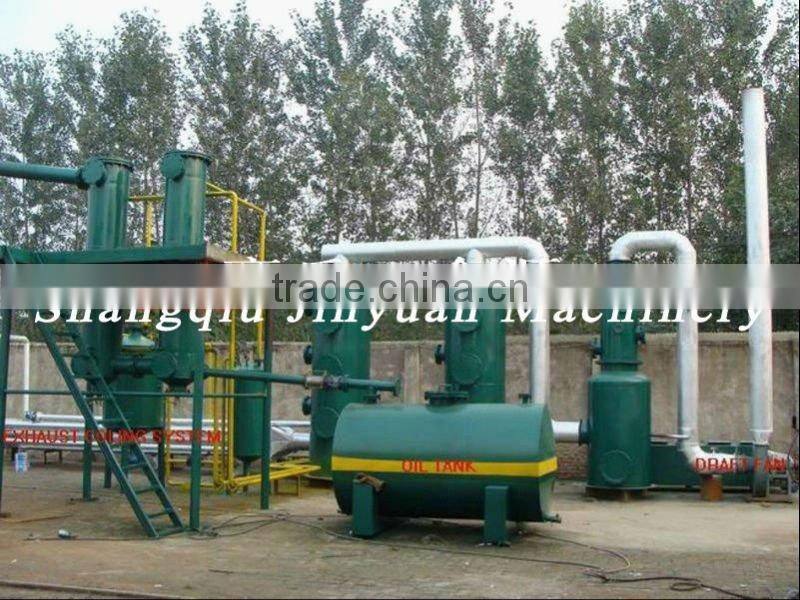 Tyre recycling machine