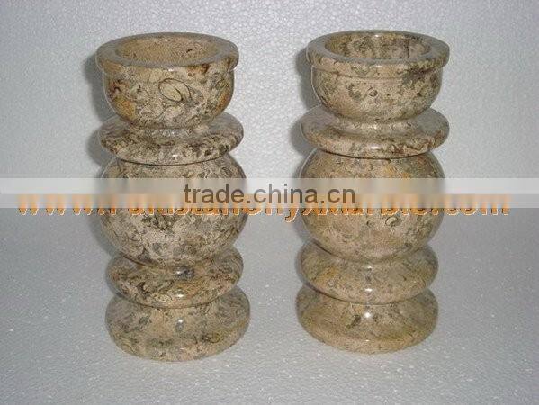 UNIQUE MARBLE CANDLE HOLDERS STANDS