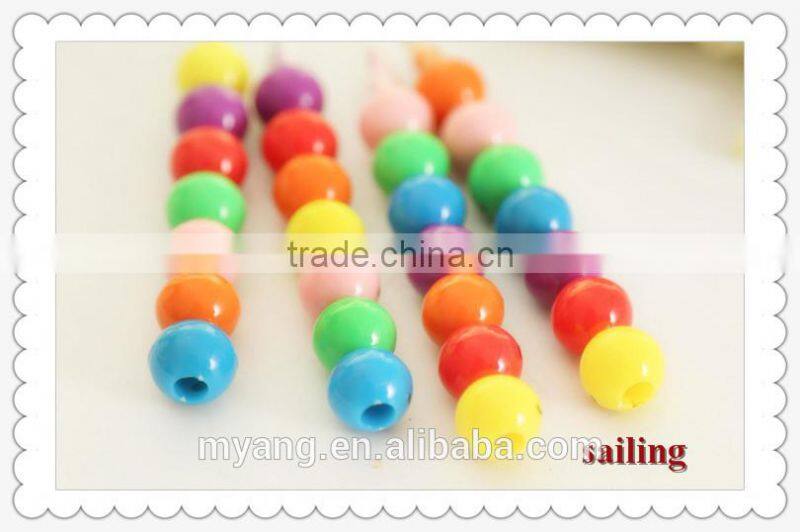 Lovely expression Non-toxic plastic haw shaped 7 Colored Crayons
