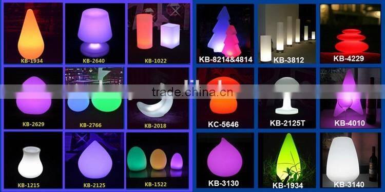 Waterproof Color Changing Decoration Rechargeable LED Light Egg Ball