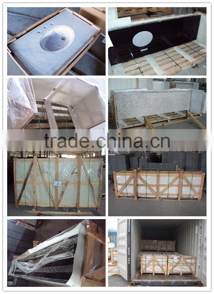 Cheap modern carrara white marble top black steel coffee table