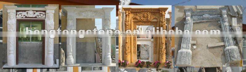 White Marble Door Pocket Door Frame