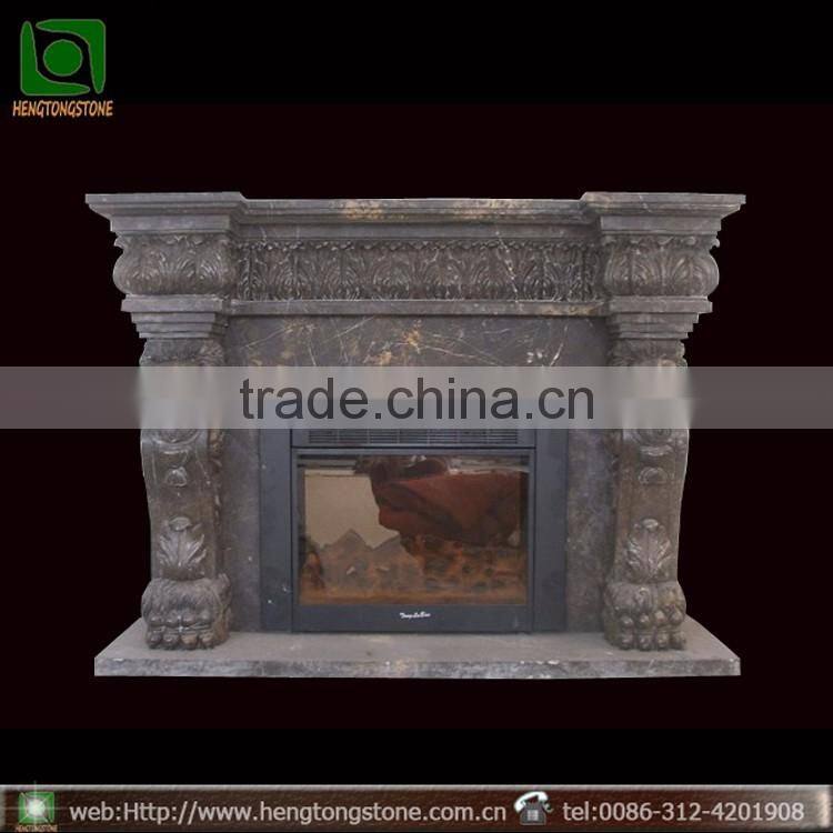 Marble Stone Fireplace Mantel Shelf