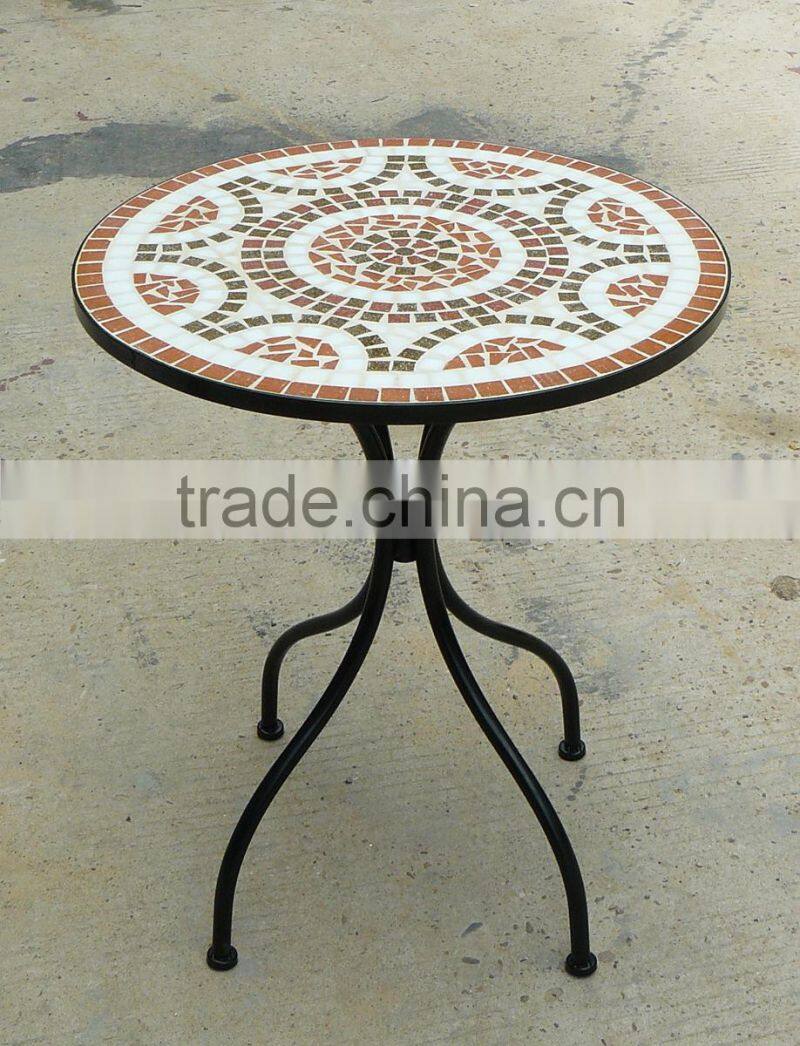 Set of 3pcs 2 seater mosaic bistro set