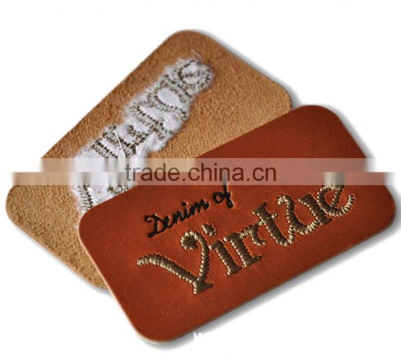 Garment leather patch