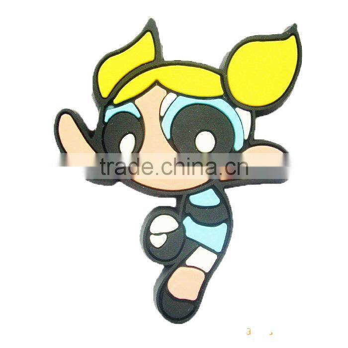 Cheap design Embossed soft pvc fridge magnet