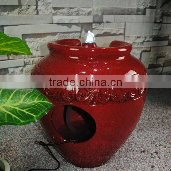 Outdoor Classics Designer Floor LED Water Feature