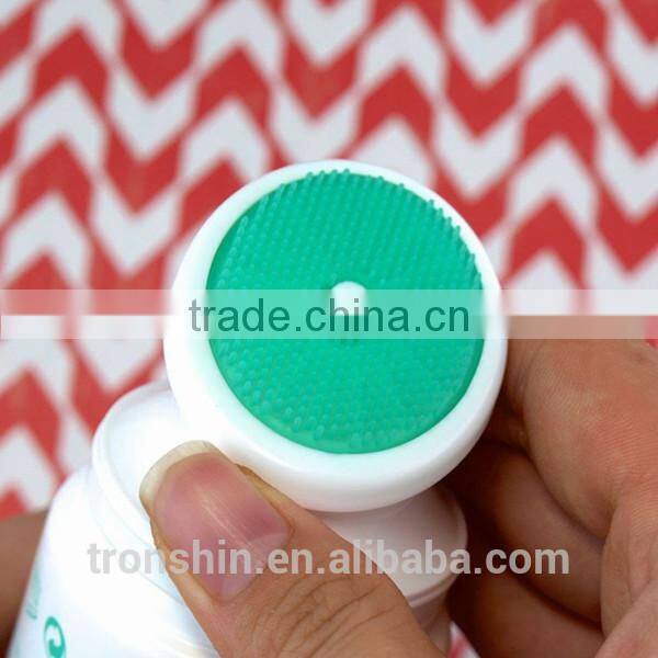 Customized facial beauty deep cleaning brush head made by food grade silicone material