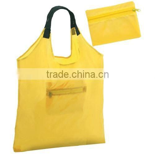 Foldable polyester 190T shopping bag