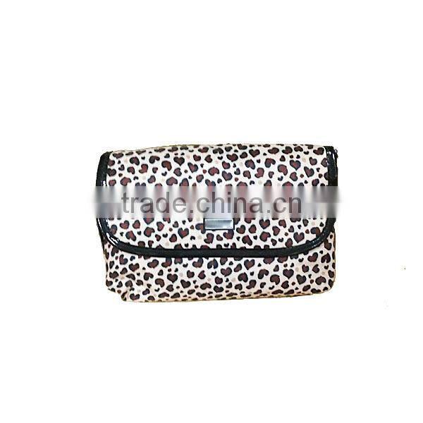 High quality polyester folding cosmetic bag