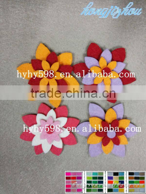 Flower Felt Stickers, flower peel off sticker, flower wall sticker