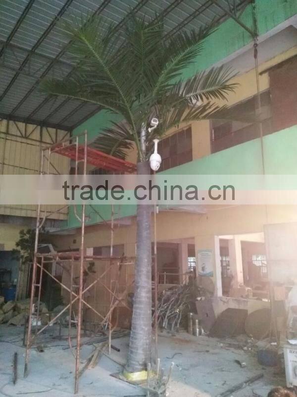 Outdoor indoor artificial coconut palm tree UV proof high quality high simulation fake palm tree