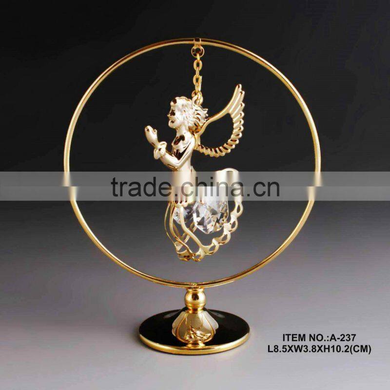 24k gold plated butterfly ornament for home decor