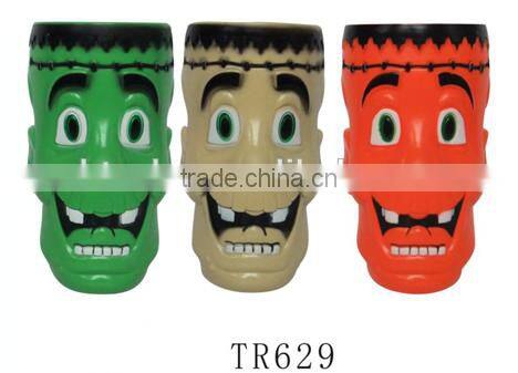 Novelty design Halloween party eco-friendly plastic drinking water cup