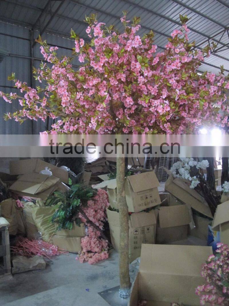 8ft artificial cherry flower tree fire resist blossom tree for wedding or shopping mall decoration