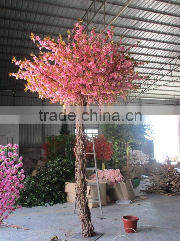fake flower tree/silk artificial cherry blossom tree