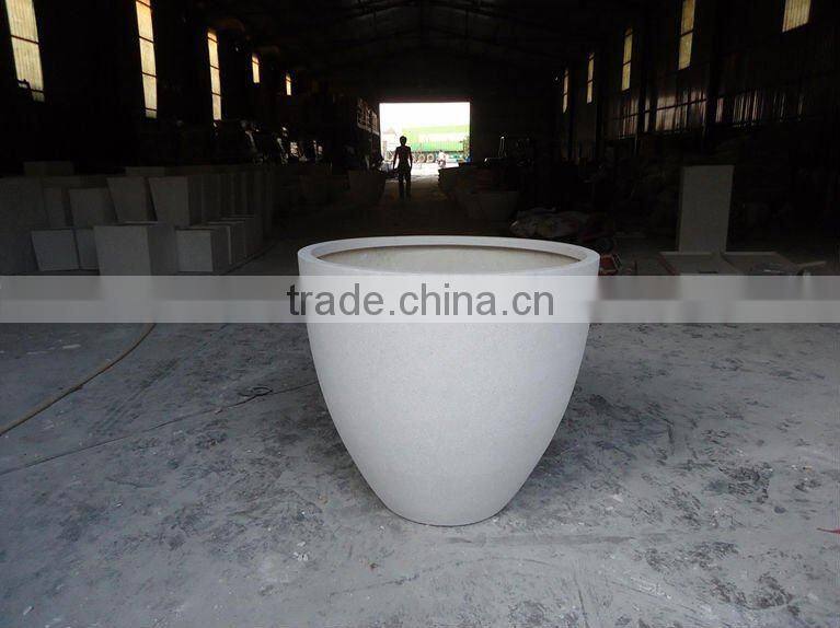 Poly-terrazzo planter