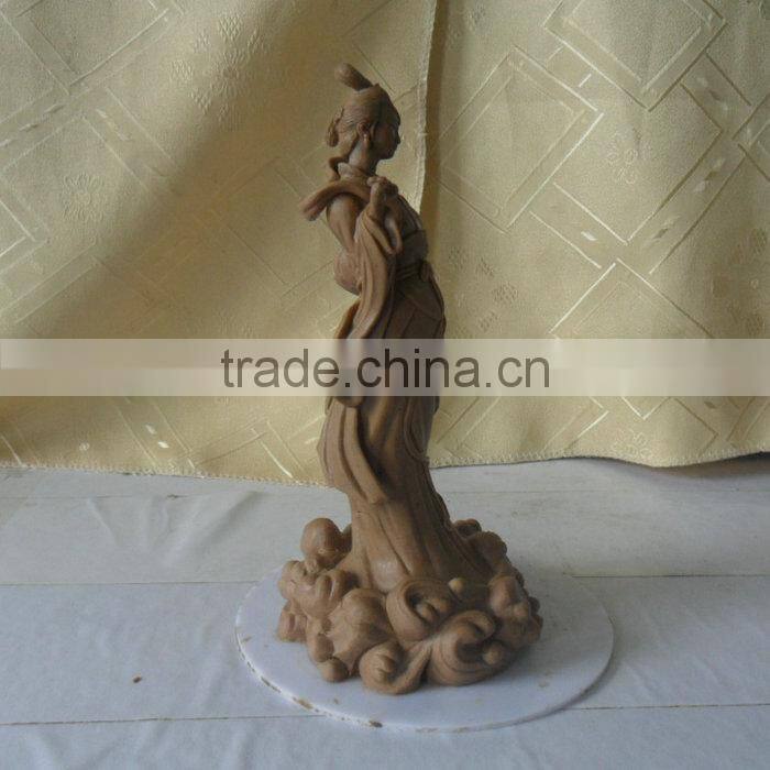 Polyresin small lady figure