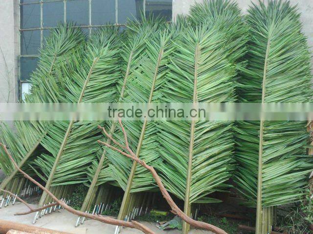 artificial palm leaves