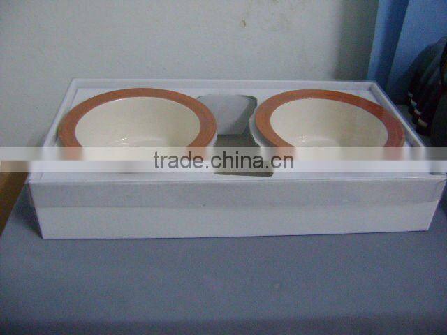 porcelain pet bowl