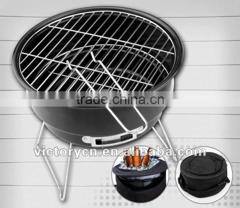 Folding Stainless steel Charcoal bbq grill