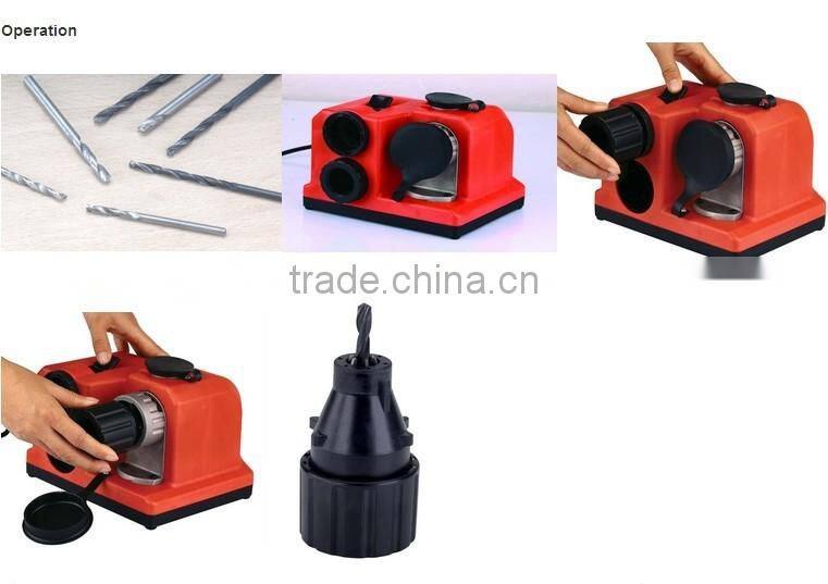 Professional 80w Power Handheld Steel Drill Bits Grinding Machine Portable Electric Industrial Drill Sharpener Grinder
