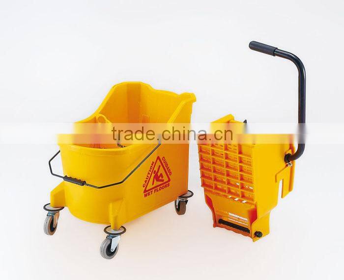 good use strong durable cleaning bucket with wheels for hotel