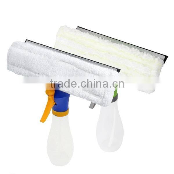 2015 New spray window squeegee with Microfiber cleaner as seen on TV