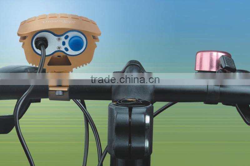 Frame mounting placement led type bicke helmet light by li-ion type and apply for bicycle light