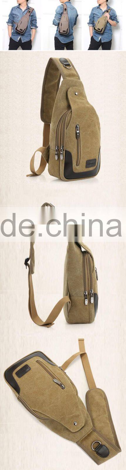 Sling Crossbody Sports School Bag Long Strip Mens Shoulder Bag